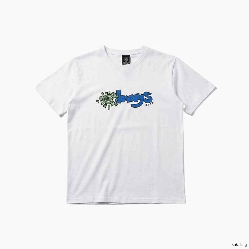 ADWYSD Printed Simple White T-shirt