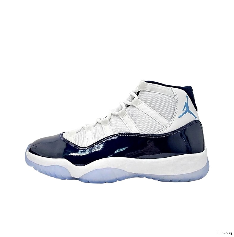 Air Jordan 11 High Blue and White Shoes
