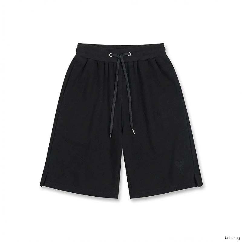 AMI casual style black shorts