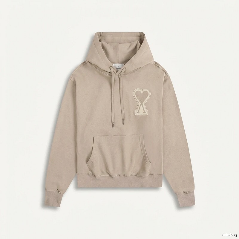 AMI Love Trend Brand Beige Sweatshirt