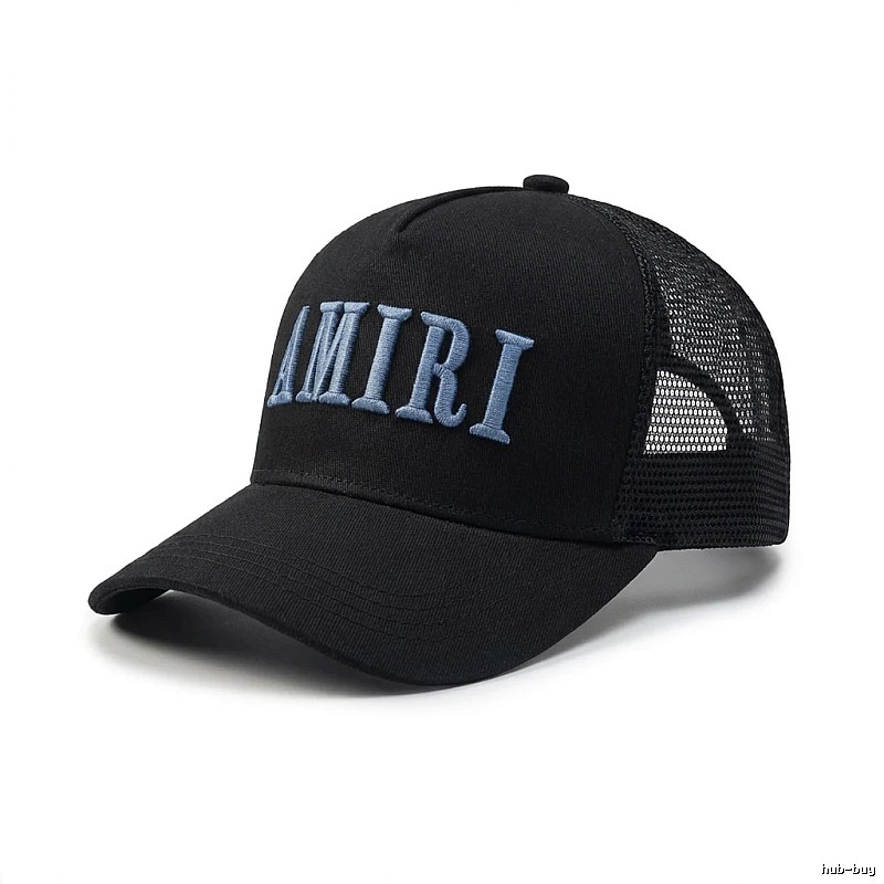 AMIRI Embroidered Trendy and Cool Black Hat