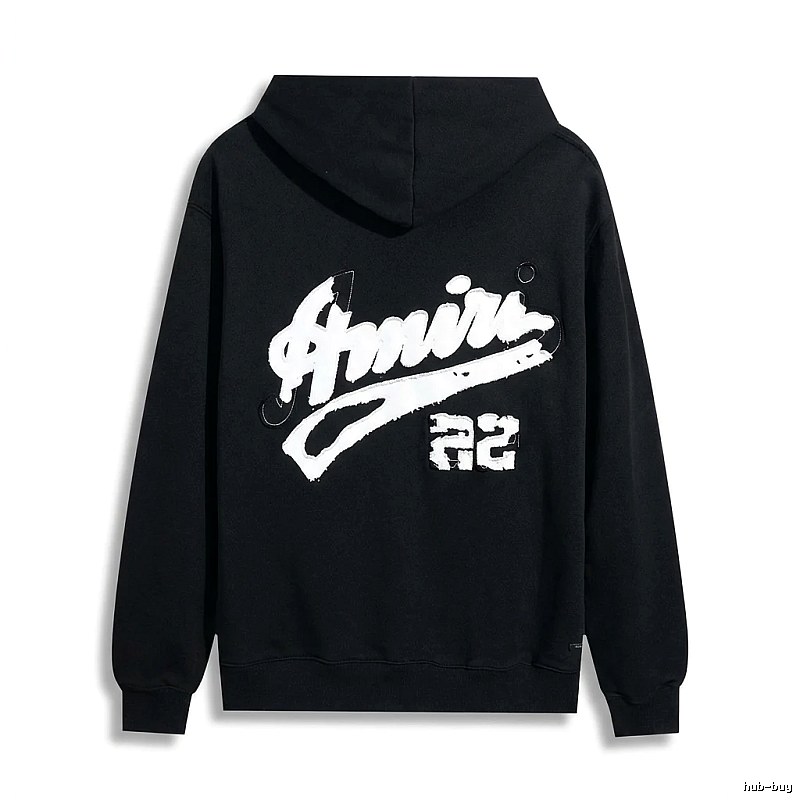 AMIRI Graffiti Style Black Hoodie