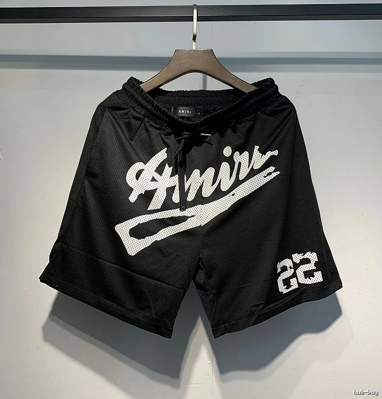 AMIRI Printed Street Style Black Shorts