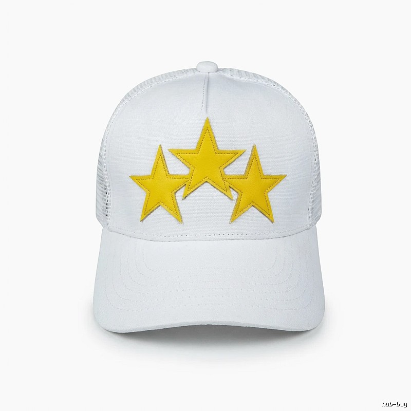 AMIRI Starry Trendy Cool Style White Hat