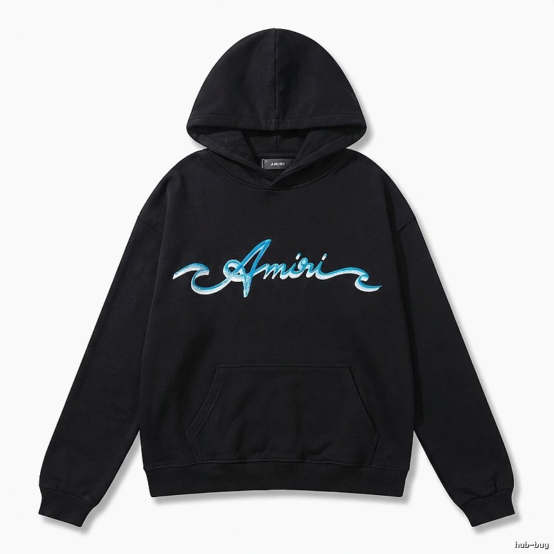 AMIRI Trendy Style Black Hoodie