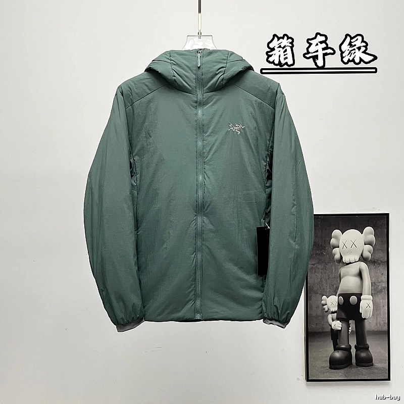 Arc'teryx Layering Sage Green Hooded Shell Jacket