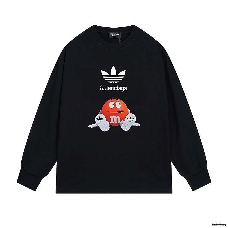 Balenciaga Co-branded Trendy T-shirt