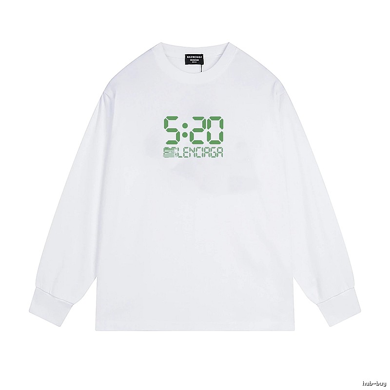 Balenciaga digital-style white T-shirt