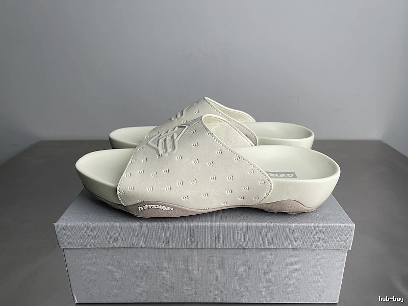 Balenciaga Monogram Trendy Cool Style Off-White Slides
