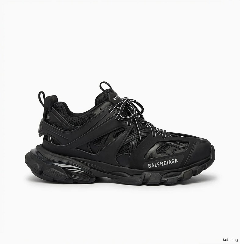 Balenciaga retro-style black shoes
