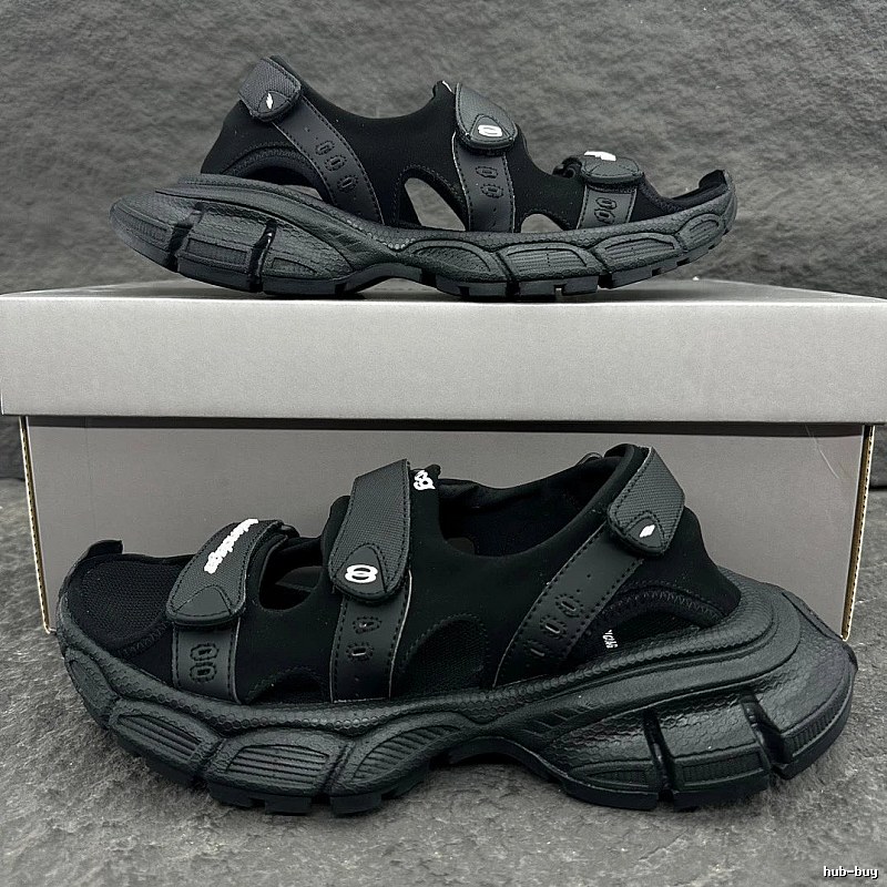 Balenciaga Sport Sandals with Black Strap Sandals for Casual Outfits