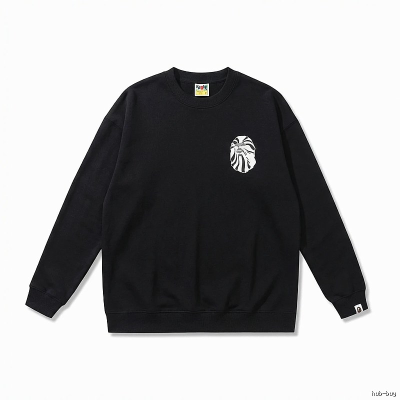 Bape Ape Head Casual Black Sweatshirt