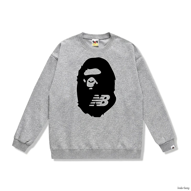 Bape Ape Head Grey Sweatshirt