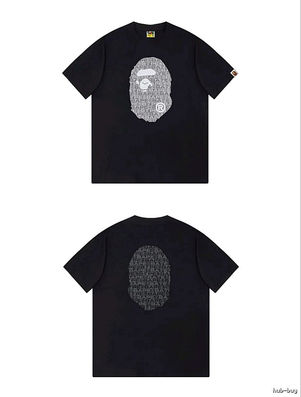 Bape Ape Head Trendy and Cool Black T-shirt