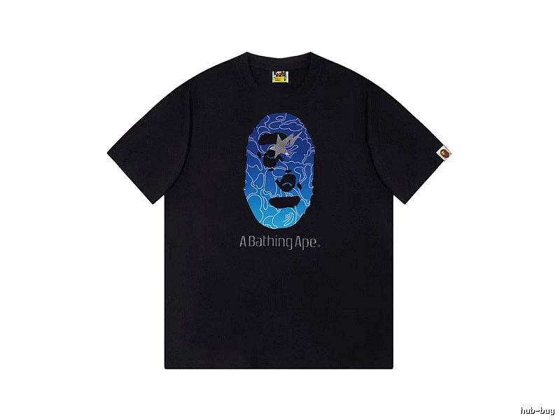 Bape Ape Head Trendy Cool Black T-shirt