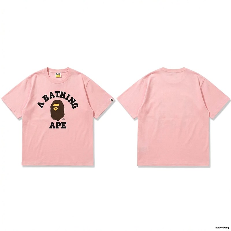 Bape Ape series pink T-shirt