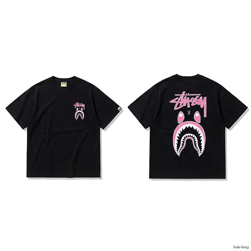 Bape Shark Co-branded Black T-shirt