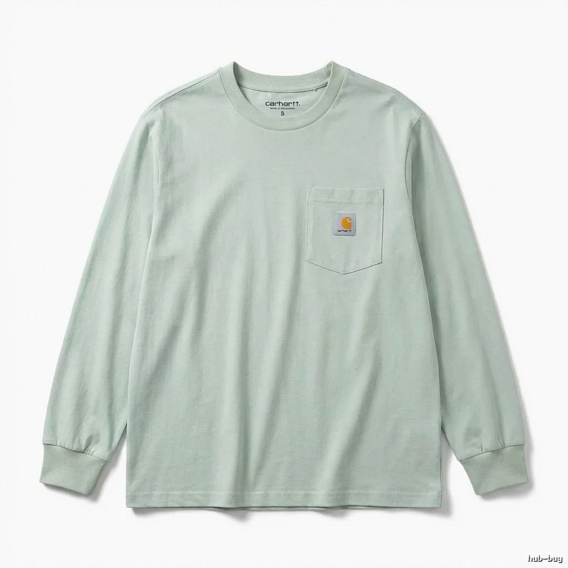 Carhartt basic simple style light green sweatshirt
