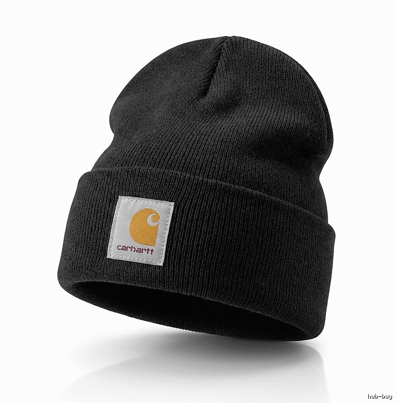 Carhartt classic black beanie