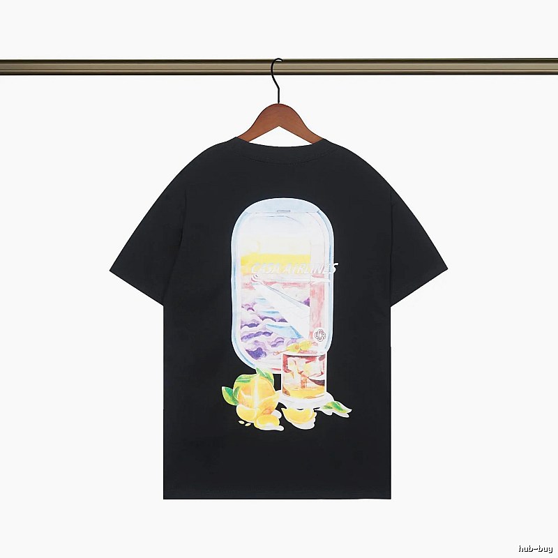 Casablanca Aviation Series Trendy Cool Black T-shirt