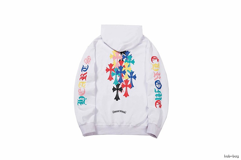 Chrome Hearts 2088-39 White Cross Graphic Hoodie City Outfit
