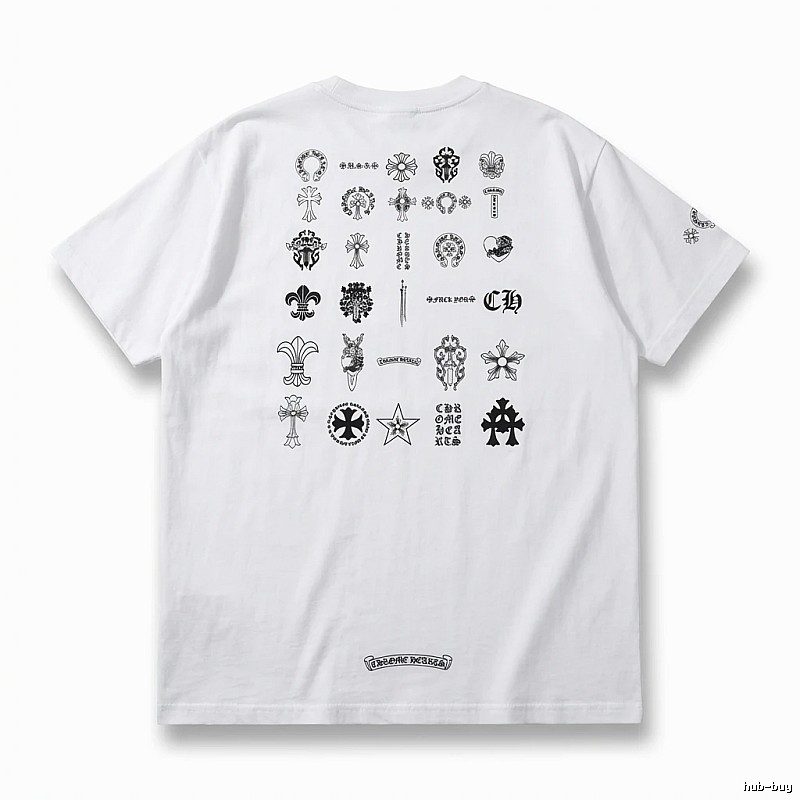 Chrome Hearts Dark Style White T-shirt