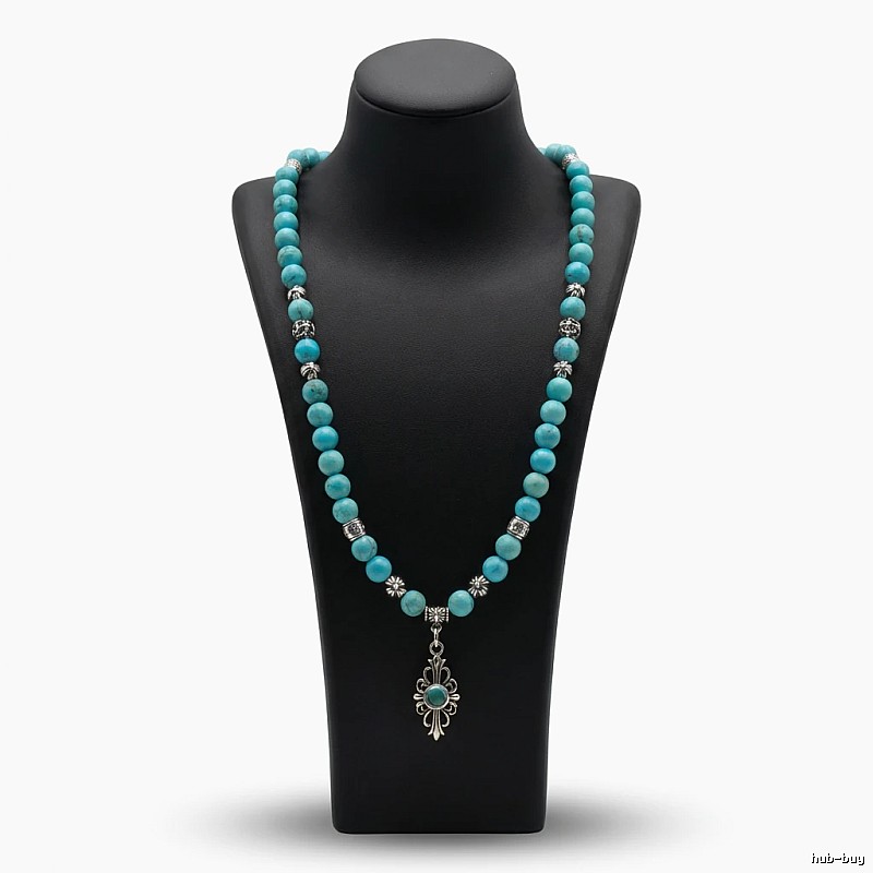 Chrome Hearts Turquoise Vintage Necklace
