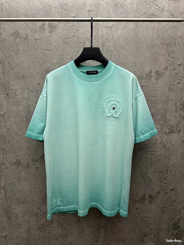 Chrome Hearts Vintage Style Mint Green T-shirt