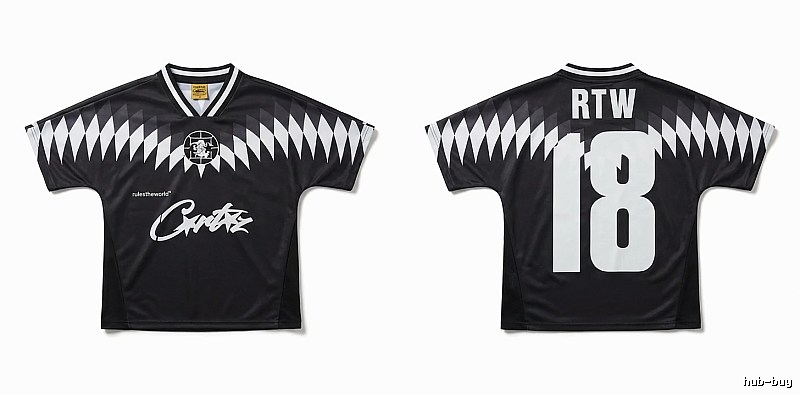 Corteiz RTW Series Black and White Wind Top