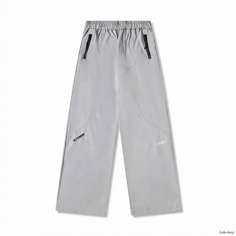 Corteiz Workwear Style Light Grey Trousers
