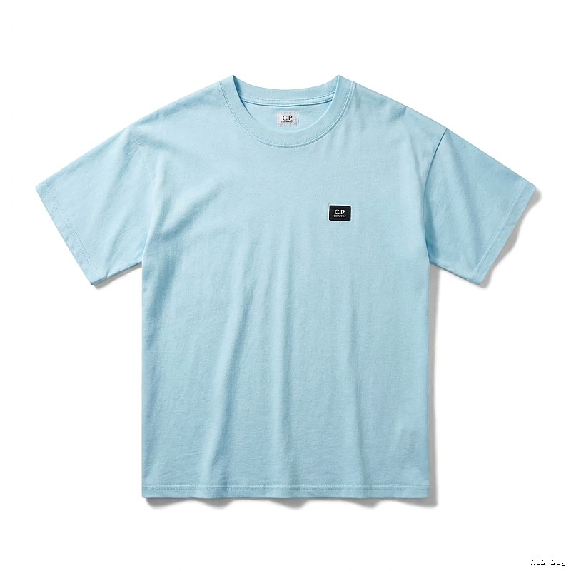 C.P. basic simple style light blue T-shirt