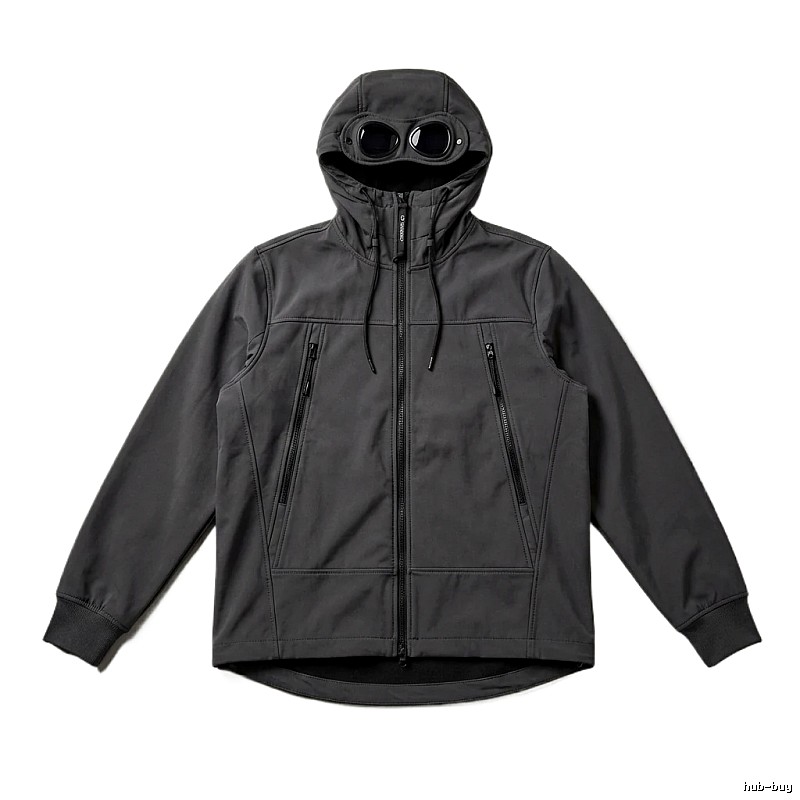 C.P. Hooded Functional Style Grey Coat