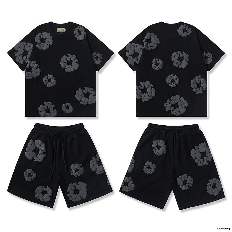 DENIM TEARS Printed Casual Black Suit