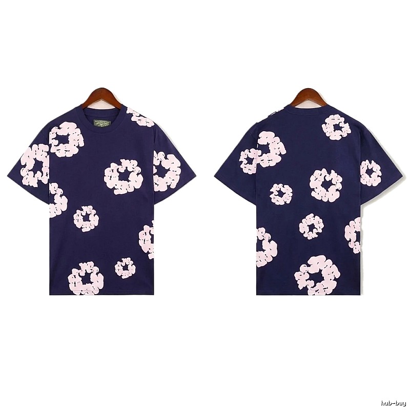 DENIM TEARS Printed Retro Style T-shirt