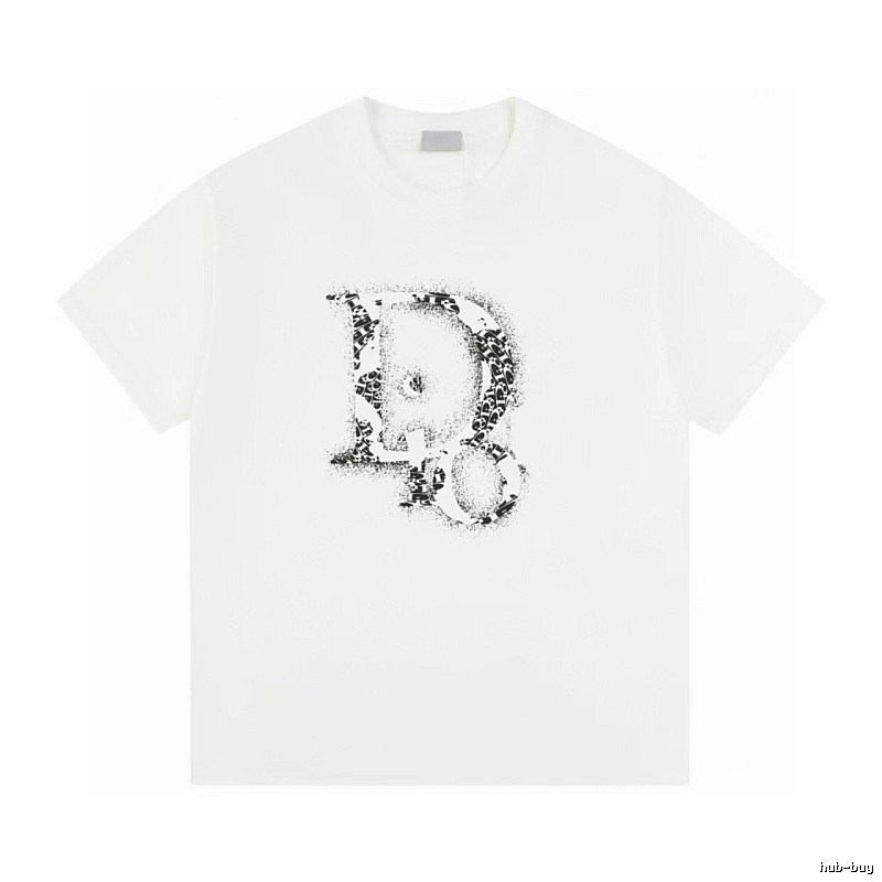 Dior Minimalist Monogram White Short-sleeved T-shirt