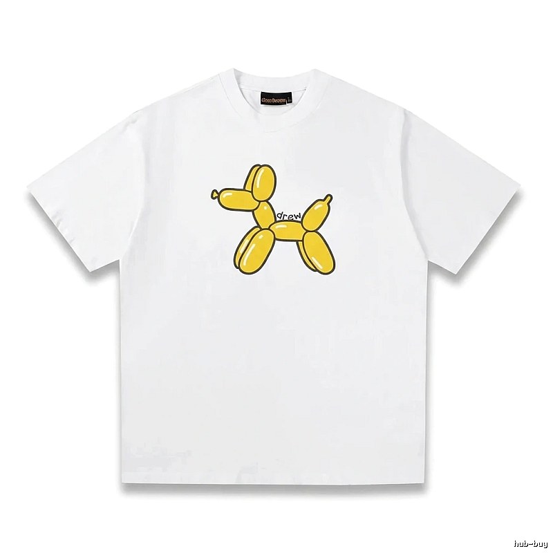DREW Balloon Dog Simple White T-shirt