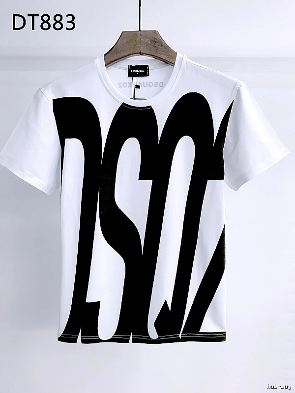 DSQUARED2 Large Letter Street Style White T-Shirt