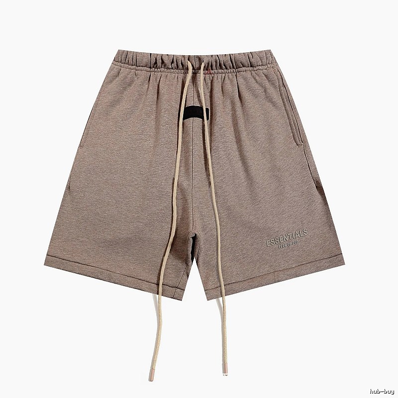 ESSENTIALS Basic Khaki Shorts