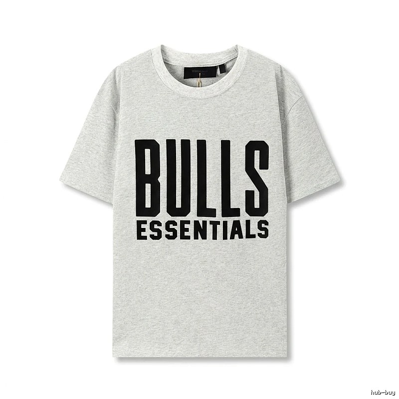 ESSENTIALS Bulls Style Grey T-shirt