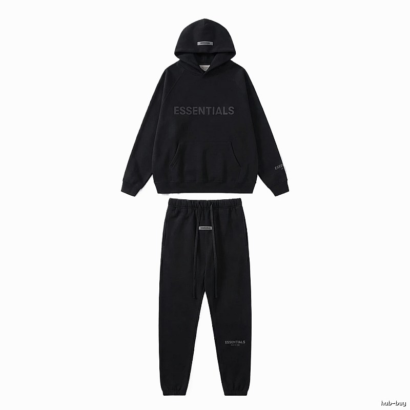 ESSENTIALS casual style black suit