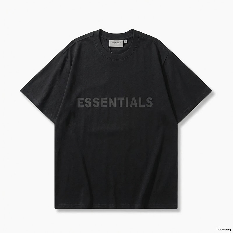 ESSENTIALS minimalist style black T-shirt