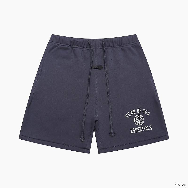 ESSENTIALS minimalist style dark blue shorts