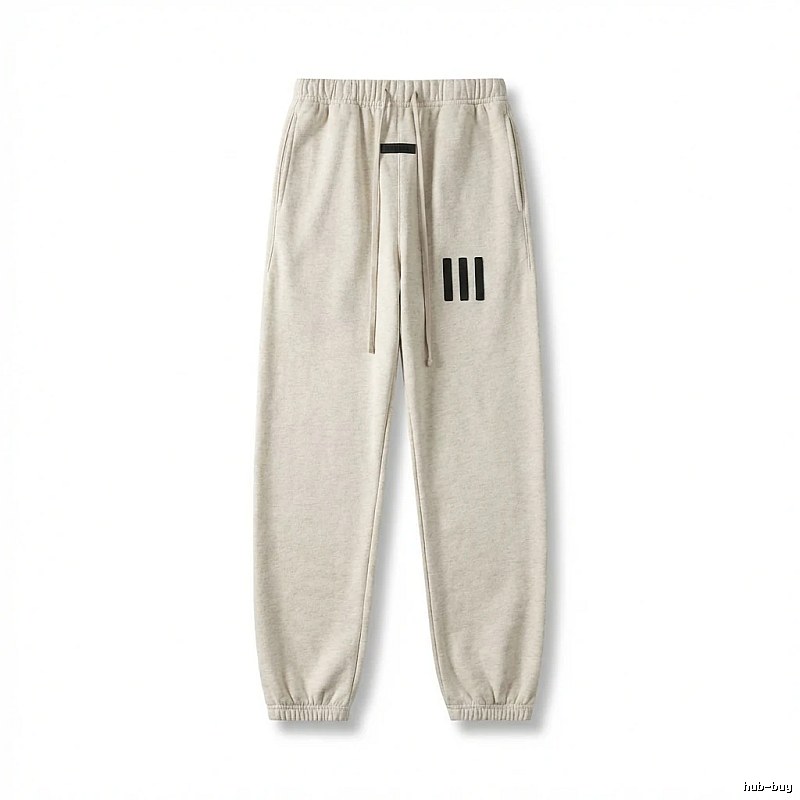 ESSENTIALS minimalist style light gray sweatpants