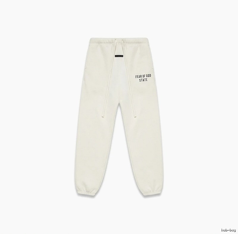 ESSENTIALS minimalist style white sweatpants