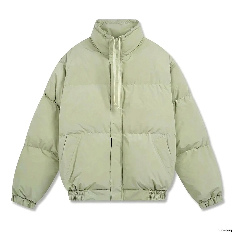 ESSENTIALS trendy brand simple style light green cotton-padded jacket
