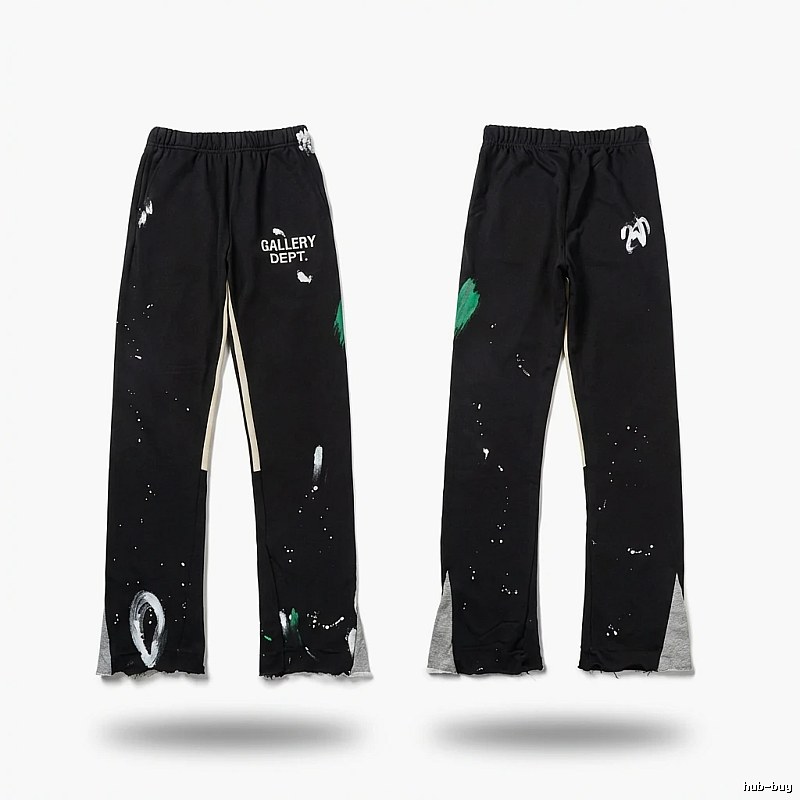 Gallery Dept Graffiti Style Black Trousers