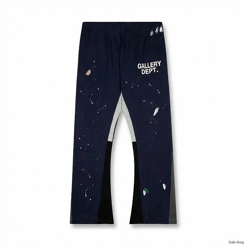 Gallery Dept graffiti-style navy blue pants