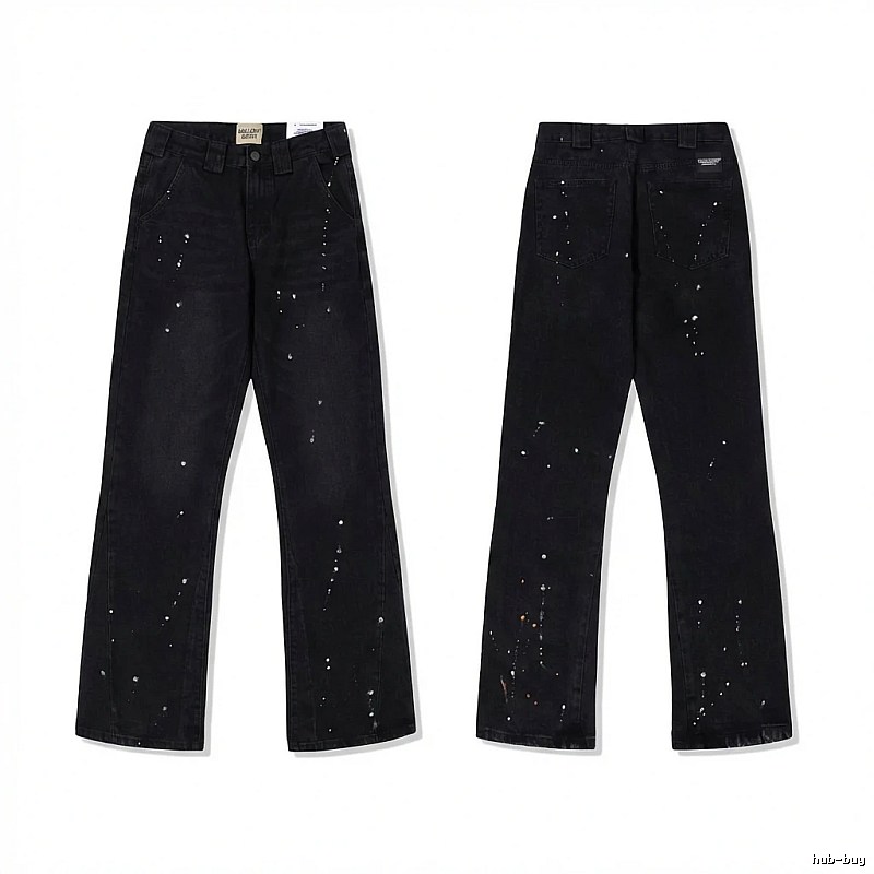 Gallery Dept ink - splashing style black jeans