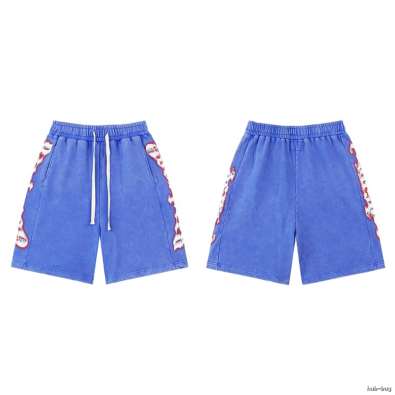 Godspeed Printed Street Style Blue Shorts