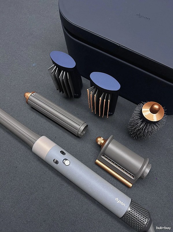 Hair Styler by Dyson with White Multi-attachment Styling Tool Set